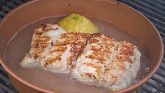 Grill-Poached Grouper 