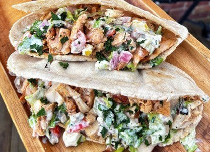 Smoked Chicken Thigh Shwarma