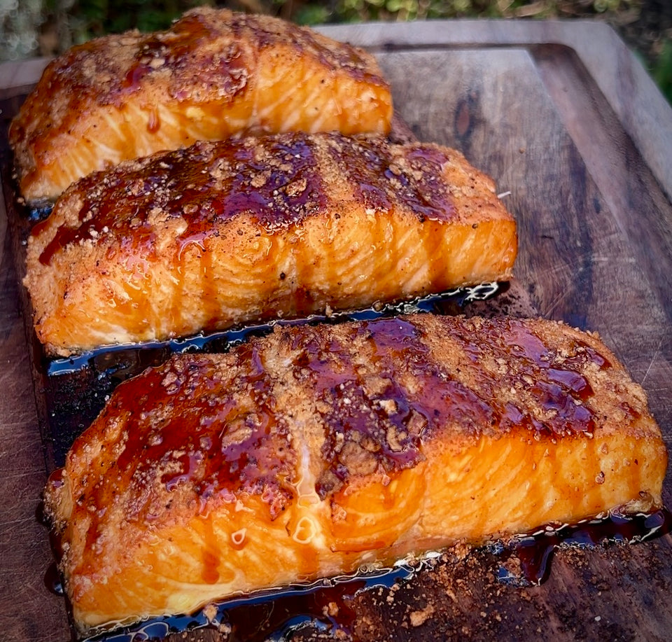 Cinnamon Toast Crunch Salmon Kamado Joe