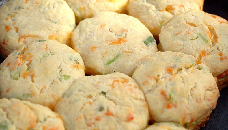 Cheddar Scallion Biscuits Recipe

  
- Kamado Joe