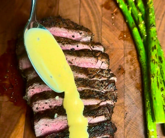 Filet Mignon with Miso Hollandaise