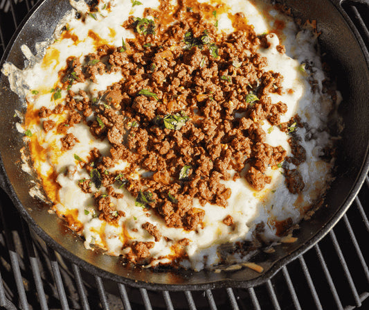 Venison Queso Fundido