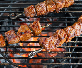 Cajun Butter Venison Skewers