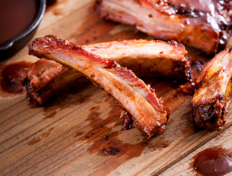 Joe Rocking Rib Rolls Konnected Joe™ Classic BBQ Ribs - Kamado Joe