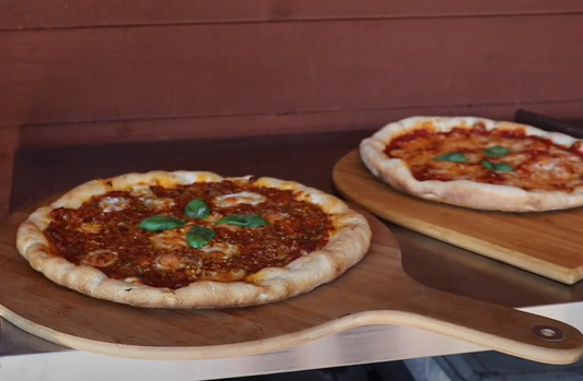 Classic Margarita and Bolognese Pizzas on the DoJoe