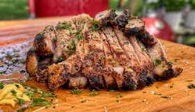 Honey Mustard Butter Basted Pork Chops