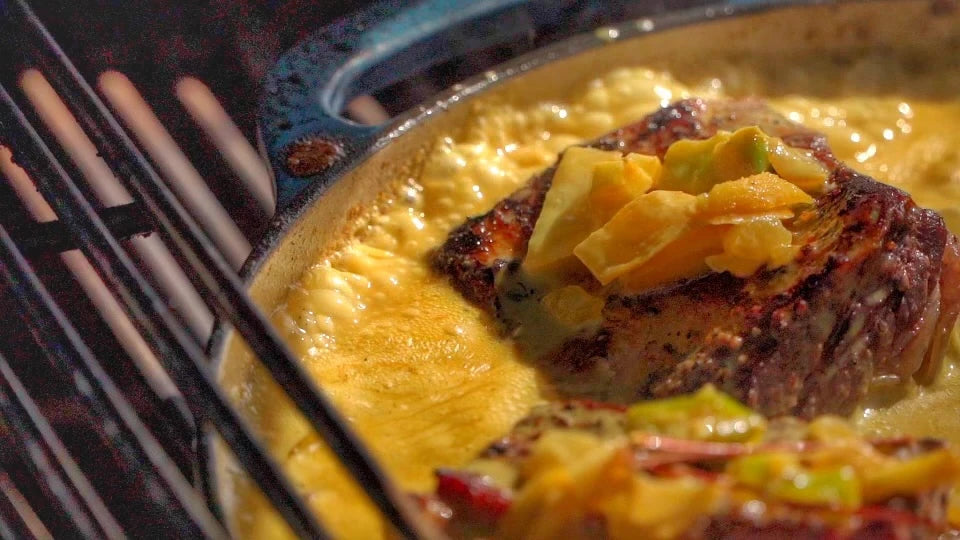 Lemongrass Coconut Smoke Braised Short Ribs Kamado Joe