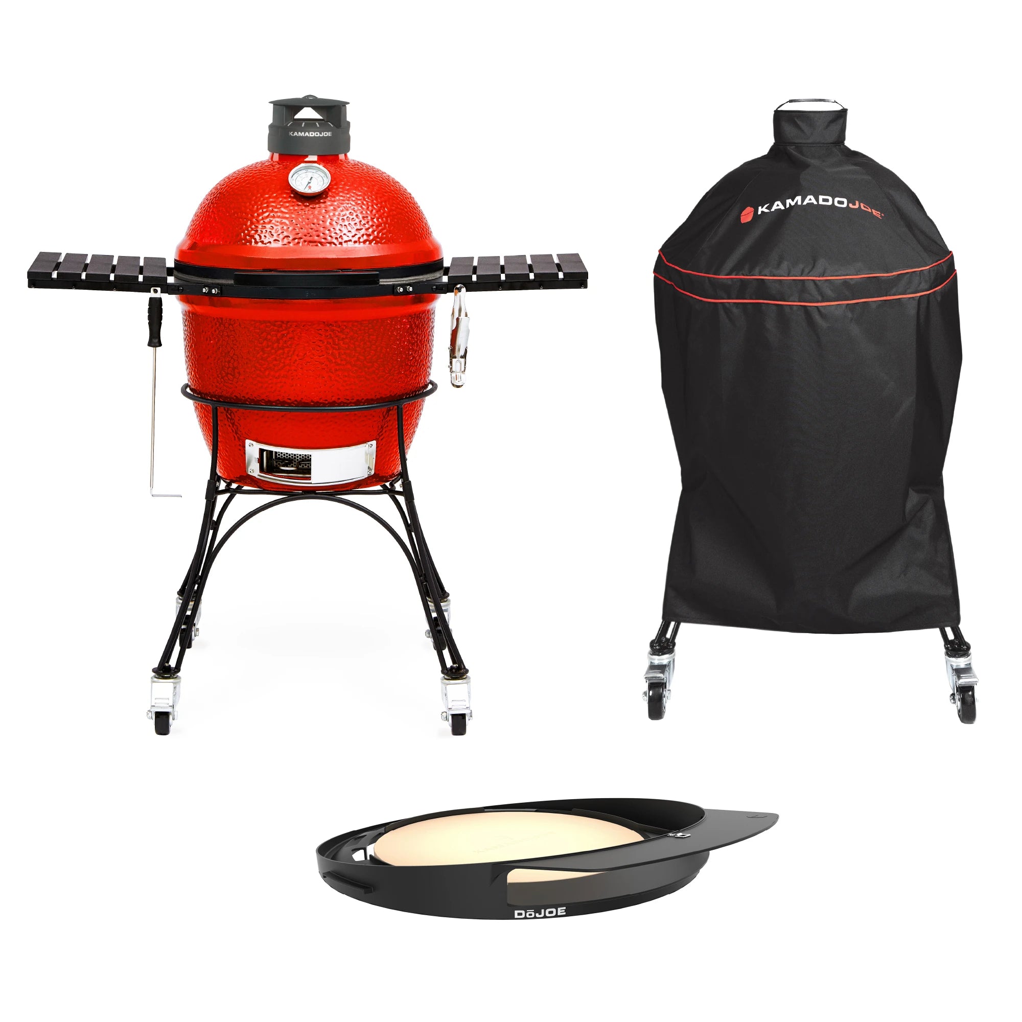 Kamado Joe® Classic Joe® II 18-Inch Ceramic Griller, DōJoe, Cover