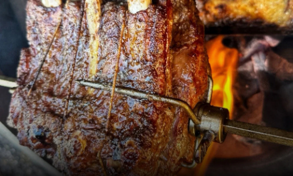 Joe Rocking Rib Rolls Ways to Use your JoeTisserie - Kamado Joe
