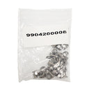 Plastic bag of screws, washers and cap nuts