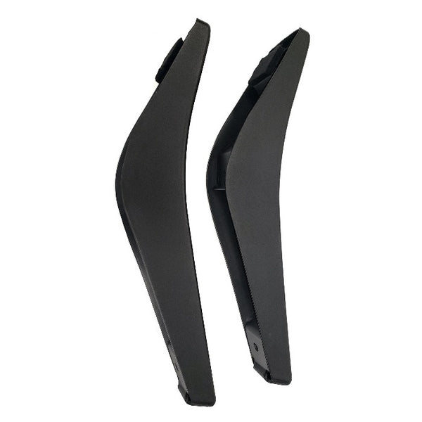 2 curved, black cart legs