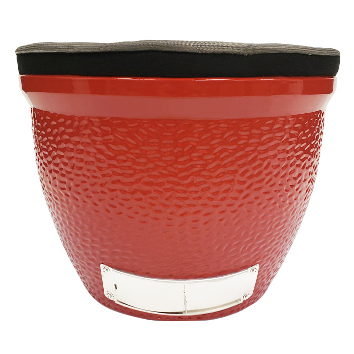 Red Ceramic Grill Base with metal draft door for Classic Joe I and II