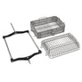 JoeTisserie Basket frame with prongs to fit in spit rod support plus flat and tumbler baskets