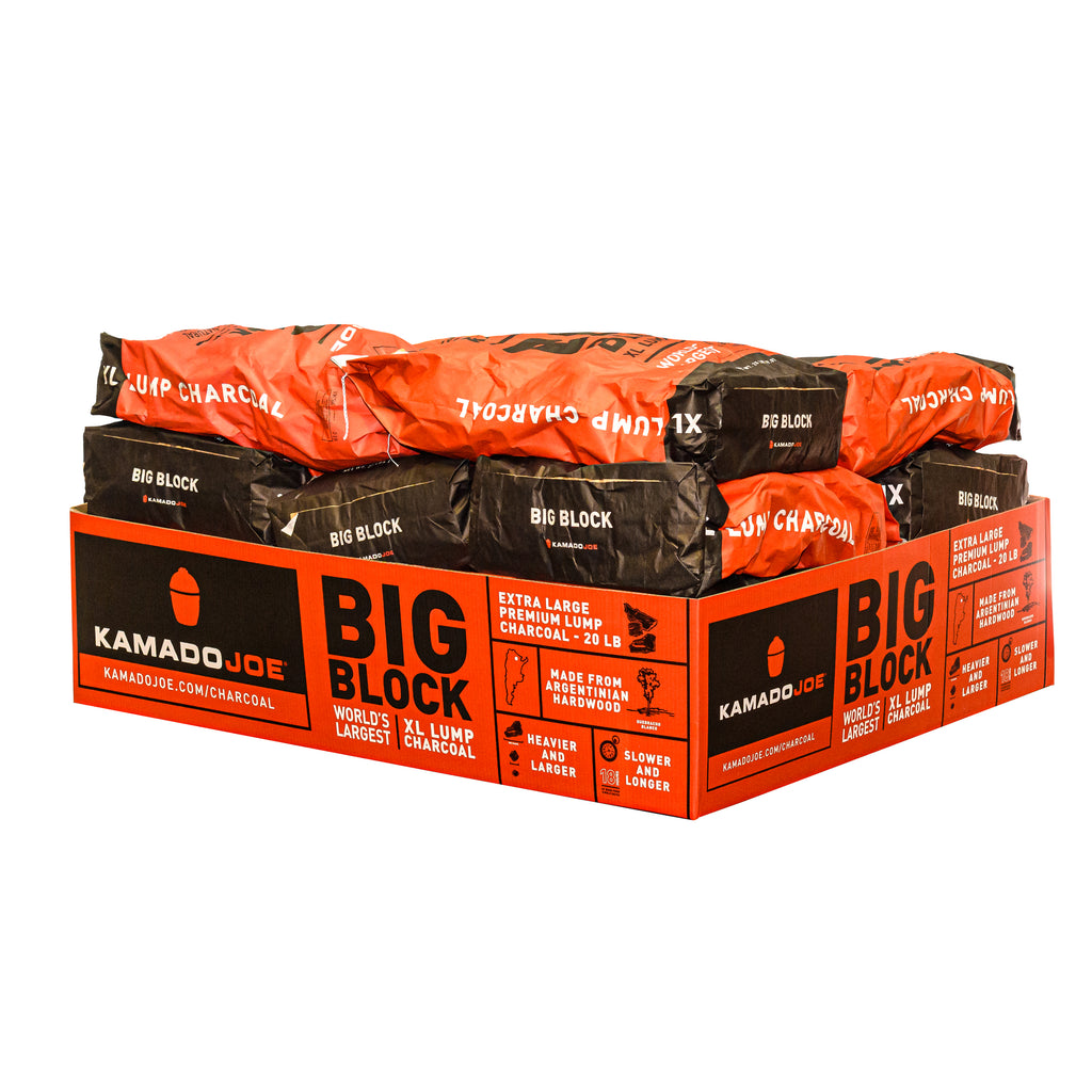 Big Block XL Lump Charcoal 20lb bags --- Bulk - Kamado Joe